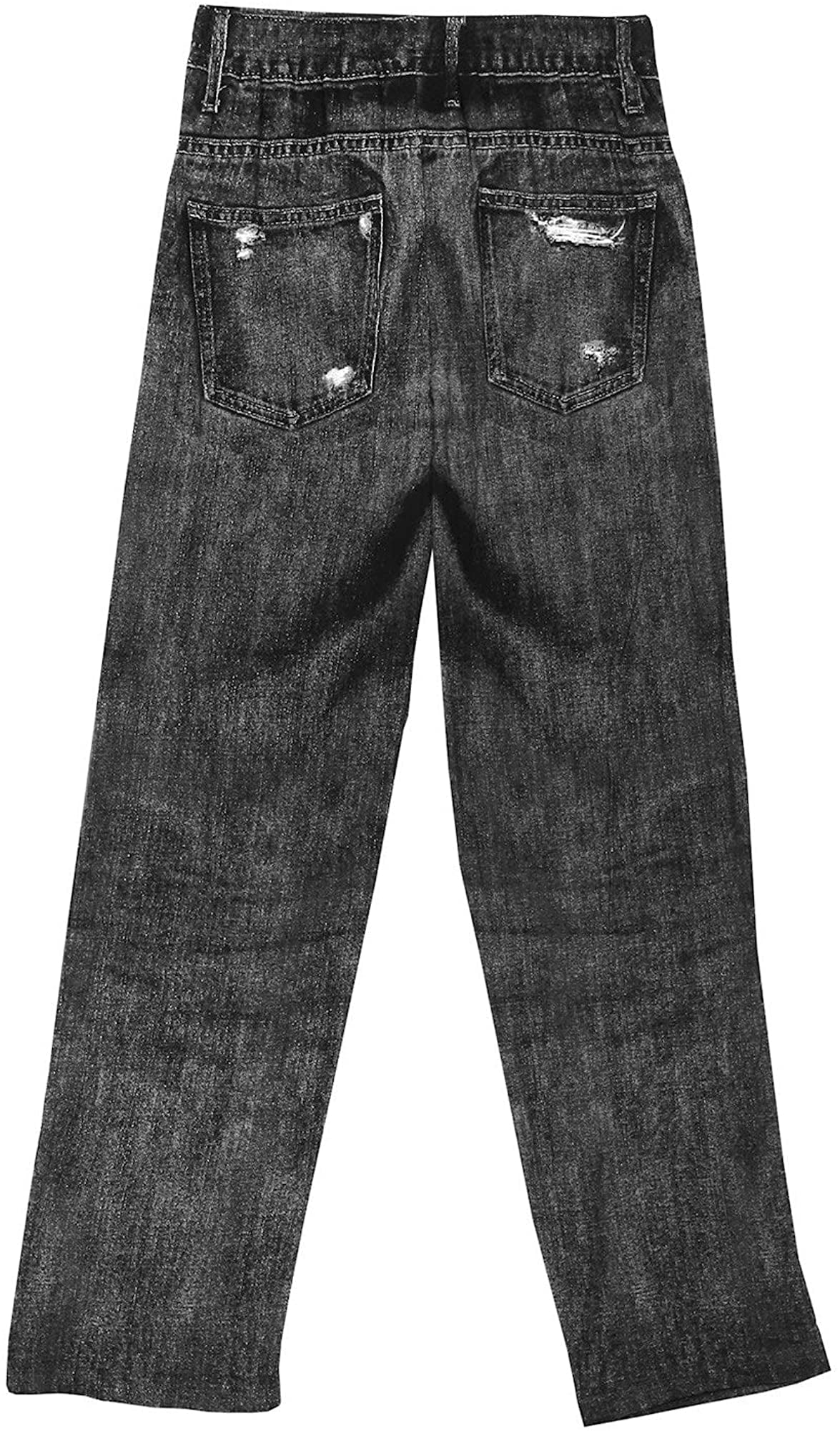 Adult Black Jeans Lounge Pants - Faux 