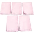 thumbnail image 1 of ZOUSSIQI Musical Instrument Cleaning Cloth, Microfiber Musical Instruments Polishing Cloth for Guitar Bass Violin Piano Clarinet Trumpet Sax Universal(Pink) CA919-60434, 1 of 9