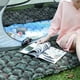 thumbnail image 4 of Colchoneta para dormir ultraligera con almohada incorporada, colchón inflable para acampar para mochileros, viajes y caminatas, colchoneta de campamento compacta y portátil, 4 of 5