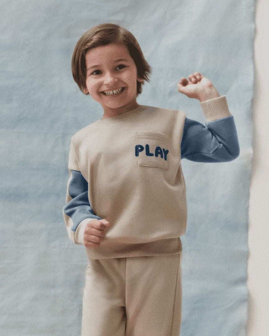 easy-peasy Toddler Boy French Terry Jogger, Sizes 18M-5T