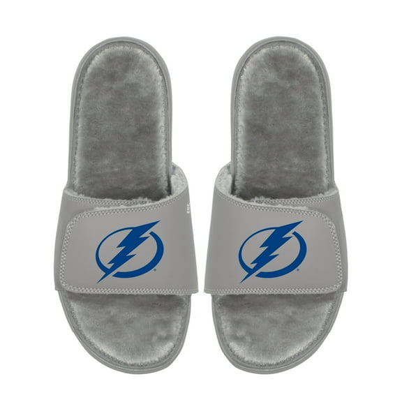 Unisex ISlide Tampa Bay Lightning Logo Fur Slide Sandals