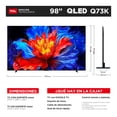 thumbnail image 2 of TV TCL Pantalla 98 Pulgadas QLED Smart Google TV 98Q73K, 2 of 8