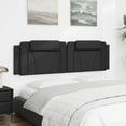 thumbnail image 2 of vidaXL Headboard Cushion Black 183 cm Faux Leather, 2 of 5