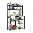 thumbnail image 3 of CazToi Industrial 6-Tier Bakers Rack with Power Outlet Ideal for Kitchen, Dining & Living Room, 3 of 8