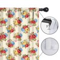 thumbnail image 4 of Pioneer Flower Floral Print Pattern Insulated Teens Curtains Set Of 2, Bedroom Essentials, Toddler Room Decor 52"x63", 4 of 5