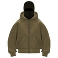thumbnail image 3 of RXMEKW Winter Zipper Cardigan With Hood for Girls Long Sleeve Casual Jacket With Pockets Polyester, 3 of 5