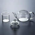 thumbnail image 6 of 400ml/1000ml Filterable Heat-resistant Thickened Glass Teapot High Borosilicate Glass Flower Tea Pot Heatable Glass Tea Set, 6 of 9