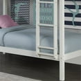 thumbnail image 3 of Hillsdale Caspian Twin Over Twin Bunk Bed with Hanging Night Tray, White, 3 of 6