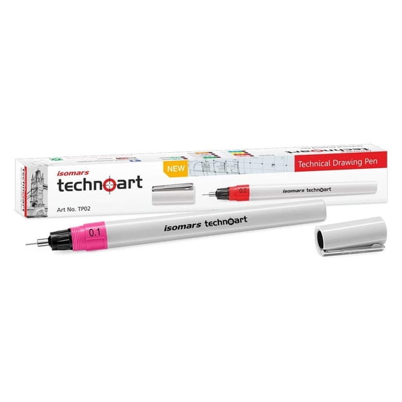 FineArt Technoart Technical Drawing Pen 0.1 White