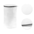 thumbnail image 4 of Unique Bargains 1 Pc Cylindrical Laundry Bags for Laundry Room 13.78"x7.87" 14L White Gray, 4 of 5