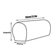 thumbnail image 3 of 2 Pcs Stretch Waffle Texture Armrest Covers, Anti-Slip Sofa Arm Chair Slipcovers Furniture Protectors For Recliner Sofa Loveseat Chair, Soft Thickened Design To Protect, 3 of 4