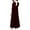 Wine Red, variant on comerut Women Fall Dress Solid Color Loose Long Sleeves Button Maxi Dress Keep Warm Velvet Plus Size Mom Spring Dress Women Clothes