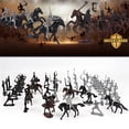 thumbnail image 3 of 104 Unids Caballería Medieval Caballo de Guerra Soldado Modelo Soldado Romano Antiguo Guerrero Medieval Modelo Figuras de Acción Juguetes, 3 of 8