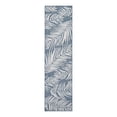 thumbnail image 2 of Unique Loom Outdoor Botanical Collection Area Rug - Palm (2' 7" x 10' Runner Blue/Navy Blue), 2 of 6