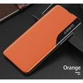 thumbnail image 2 of Luxury Flip Case for Samsung Galaxy A53 5G, Premium PU Leather Smart Sleep/Wake Up Function Smart View Window Business Phone Case for Samsung Galaxy A53 5G BX Orange, 2 of 9