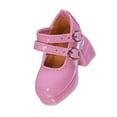 thumbnail image 4 of MERIGLARE Chaussures de Poupée Féminine à l'Échelle 1/4 Accessoires de Poupée Robustes Poupée Rétro Déguisement Mini Rose, 4 of 9