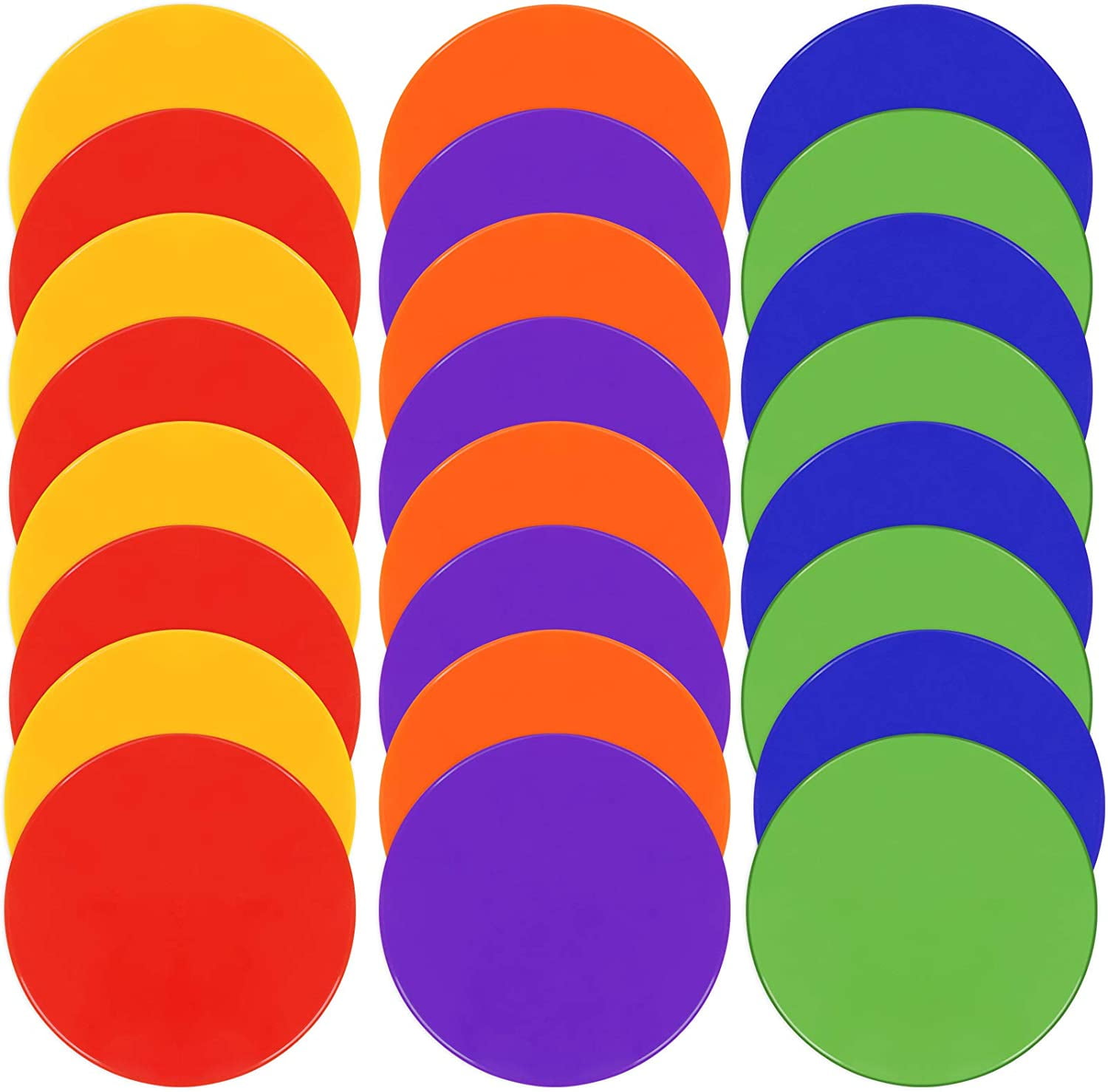 30pcs-spot-markers-9-inch-non-slip-agility-dots-flat-field-cones
