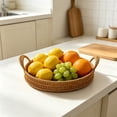thumbnail image 4 of Fmbmuo Imitation Rattan Woven Fruit Storage Basket , Miscellaneous Basket , For Home Bathroom Bedroom Office Sundries Cosmetics Toys, 4 of 6