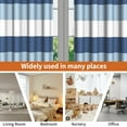 thumbnail image 7 of Lfeey Navy Blue White Curtains for Boys Bedroom, Room Darkening Grommet Drapes Living Room, 42x63 inch, 2 Panels, 7 of 7