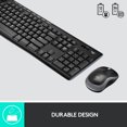 thumbnail image 2 of Logitech Wireless Keyboard and Mouse Combo for Windows, 2.4 GHz Wireless, Compact Mouse, 8 Multimedia and Shortcut Keys, 2-Year Battery Life, for PC, Laptop, 2 of 6