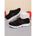 thumbnail image 4 of Unisex Wide Width Walking Shoes with Adjustable Closure – Anti-slip Comfort Sneakers Air Cushion Sole, Easy Fit for Sensitive Feet, 4 of 11