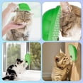 thumbnail image 7 of 2 Cat Toys Self-Grooming Cat Brush, Kitty Kitten Scratcher Self Groomer Catnip Toys for Indoor Cats, Chew Toys Wall Corner Brushes Edible Wall Treats, Pink, 7 of 7
