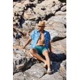 thumbnail image 4 of Ekouaer Men' Sqaure Leg Swim Brief Swimsuit Surfing Trunks Swimming Briefs Bathing Suit Quick Dry Swim Trunks, 4 of 6
