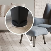 Super Sliders Round Furniture Sliders for Heavy Furniture, 2-1/2 Diameter, Pack of 16