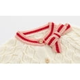 thumbnail image 3 of 2pcs/set Toddler Kids Girls Skirt Outfits Sets 1-3T Infant Knitted Cardigans+ Pleated Skirt Clothes Set for Spring Fall,A1,12-18 Months, 3 of 10