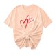 thumbnail image 1 of Camisetas de Manga Corta para Mujeres, Camiseta de Cuello Redondo Impresa de Moda, Primavera Y Verano Casual, 1 of 8