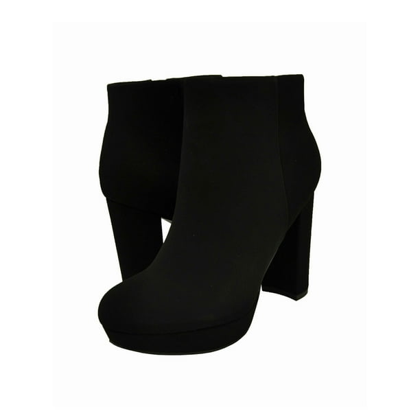 women's platform ankle booties