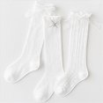 thumbnail image 6 of Ruffle Socks Socks For Toddler Girls Frilly Turn-Cuff Mid‑Calf Socks Solid Color Soft Breathable Casual Dress Socks 3T 4T 5T 6T 7T 8T 9T 10T 11T 12T Kids, 6 of 9