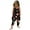 Black Snowman, variant on Infant Toddler Baby Girl Christmas Romper Jumpsuit Kids Sleeveless Cartoon Strap One Piece Clothing Bodysuit