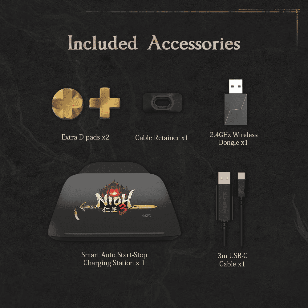GameSir G7 Pro 8K PC - Nioh 3 Edition. Esports Controller for PC, Android, iOS, Switch (Not Compatible with Xbox)