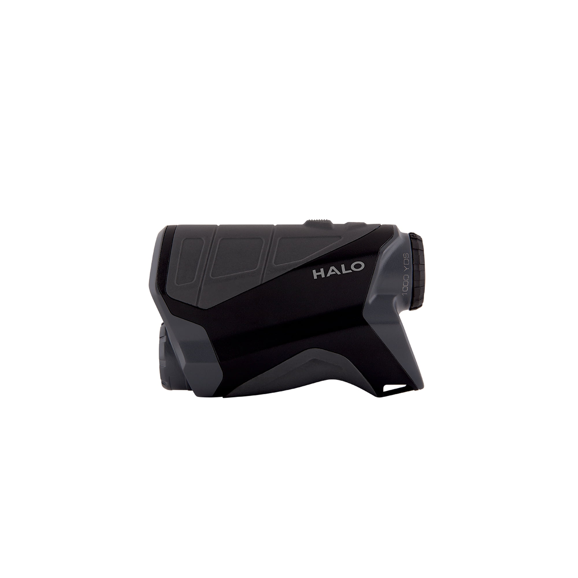 Halo Optics 1000 Yard Laser Rangefinder with 6x Magnification Accurate Precise Water-Resistant Ergonomic Non-Slip Grip Portable Durable Hunting Laser Range Finder with Scan Mode