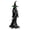 B, variant on 8" Halloween Witch Miniature Figurines Home Decorations, Gothic Black Witch Statues Halloween Decorations, Exquisite Witch Desk Ornaments for Halloween Gifts