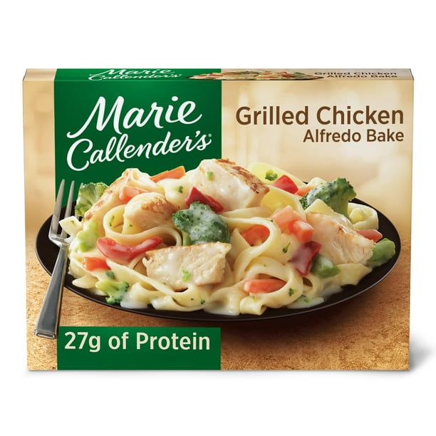 Marie Callender's Frozen Dinner, Grilled Chicken Alfredo ...