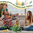 thumbnail image 3 of Tezituor 5Pcs Lizard Stuffed Animal 26.3" Giant Lizard Plush with 4 Babies Plush Toy, 3 of 9