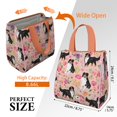 thumbnail image 3 of Bernese Mountain Dogs with Pioneer Flower Insulated Lunch Bag for Women & Adults,Large Portable Soft Cooler Lunch Bag,Thermal Food Storage Tote with Pearl Cotton,8.66L,8.75x5.75x9.5 Inch, 3 of 6