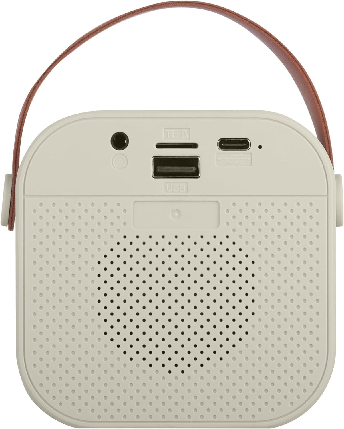 IQ Sound Mini Karaoke Bluetooth Speaker Wireless Microphone, RGB Lights, Voice Effects IQ-708K White