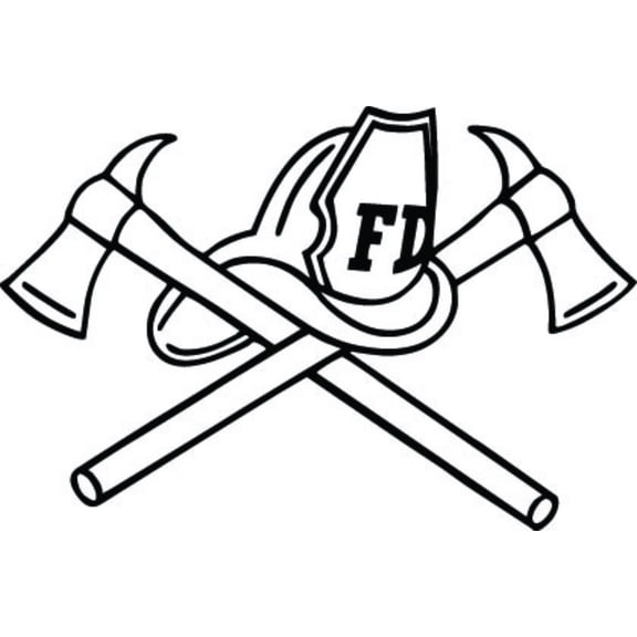 Fireman Fire Fighter Boy Boys Wall Decals Stickers Picture Art - Kids Boys Bedroom ? Peel & Stick Sticker - Vinyl Wall Decal Size 20x20 inch