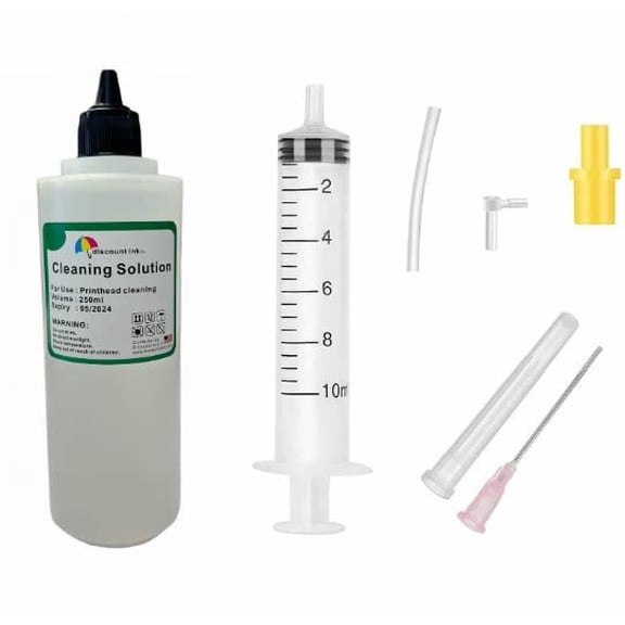 250ml Universal Printer Cleaning Kit for All Printers Brand Unblock Print Head Nozzles Cleaner Flush