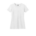 thumbnail image 2 of District Made Ladies Perfect Blend Crew Tee-XS (White), 2 of 3