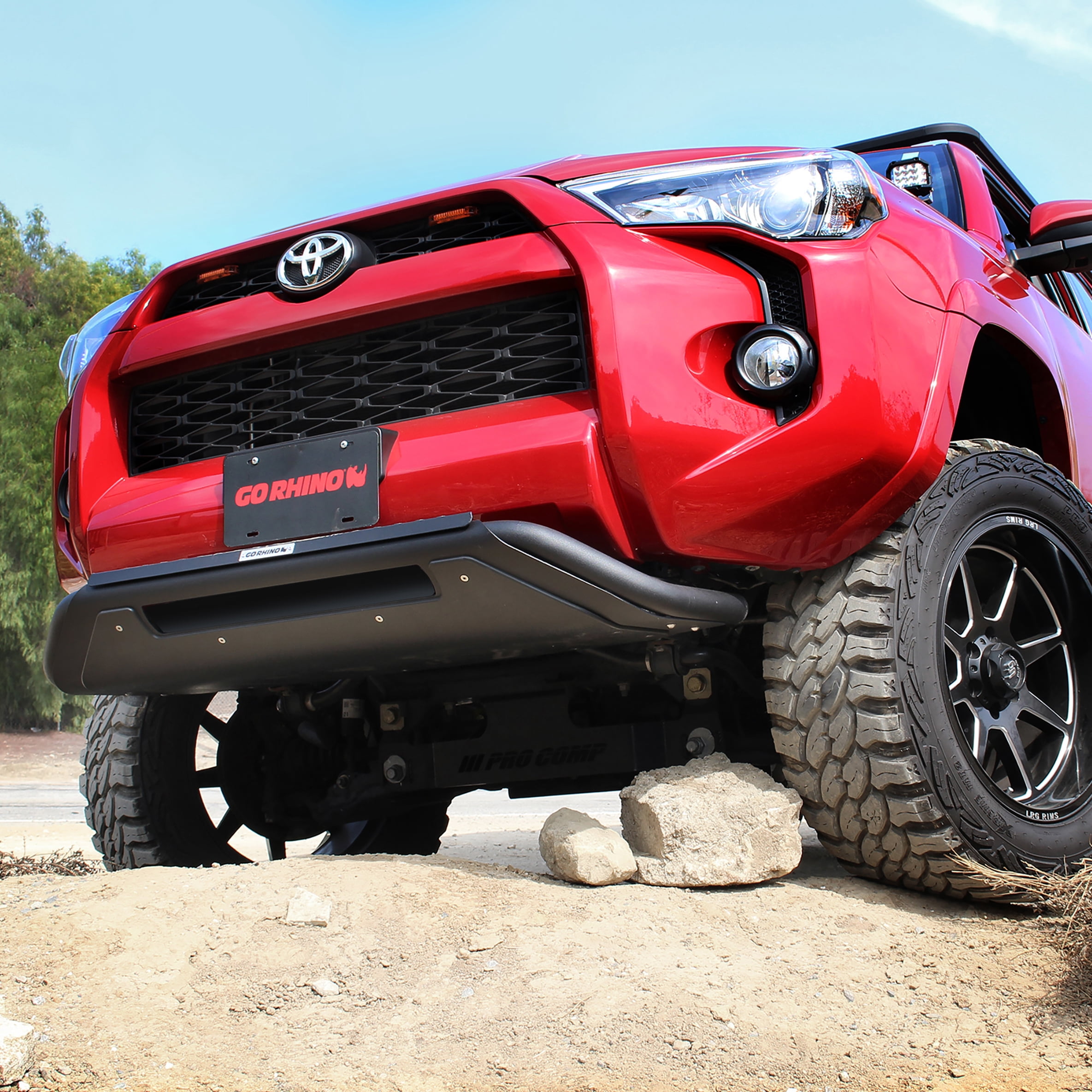 Go Rhino 566860T RC3 LR Light Ready Skid Plate Bull Bar with Mounting Brackets Kit For 09-23 1500, Ram 1500, 1500 Classic Fits select: 2009-2012 DODGE RAM 1500
