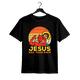 thumbnail image 1 of Jesus Has Your Back Jiu Jitsu Retro Christian Men T-Shirt Selected pure cotton interesting design short sleeve t-shirt for men, soft and breathable, 1 of 6