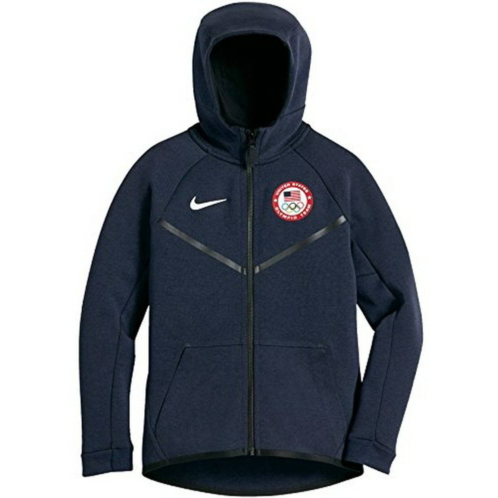 Nike - Nike Boys' Team USA Tech Fleece Full Zip Hoodie Small - Walmart ...