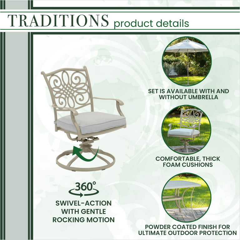 Seat Cushion for Traditions Dining Chairs and Swivel Rockers - Hanover Home