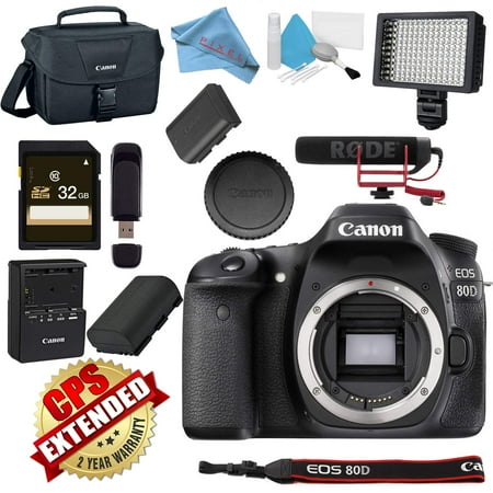 Canon EOS 80D DSLR Camera (Body Only) USA Model with Warranty Video