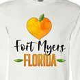 thumbnail image 4 of Inktastic Fort Myers Florida Orange in Heart Long Sleeve T-Shirt, 4 of 5