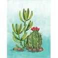 thumbnail image 2 of Brent, Paul 12x14 White Modern Wood Framed Museum Art Print Titled - Cactus III, 2 of 4